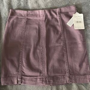 Free people denim skirt. Size 6. NWT